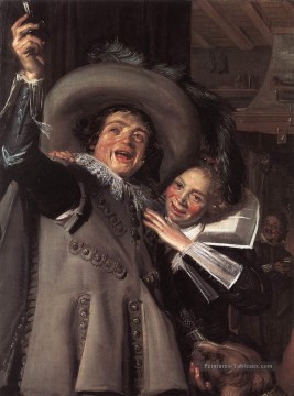  Amour Tableaux - Jonker Ramp et son portrait Sweetheart Siècle d’or néerlandais Frans Hals